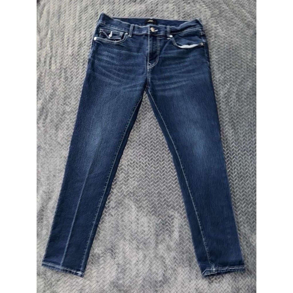 True Religion Mens Rocco Relaxed Skinny Jean Blue Denim Size 34